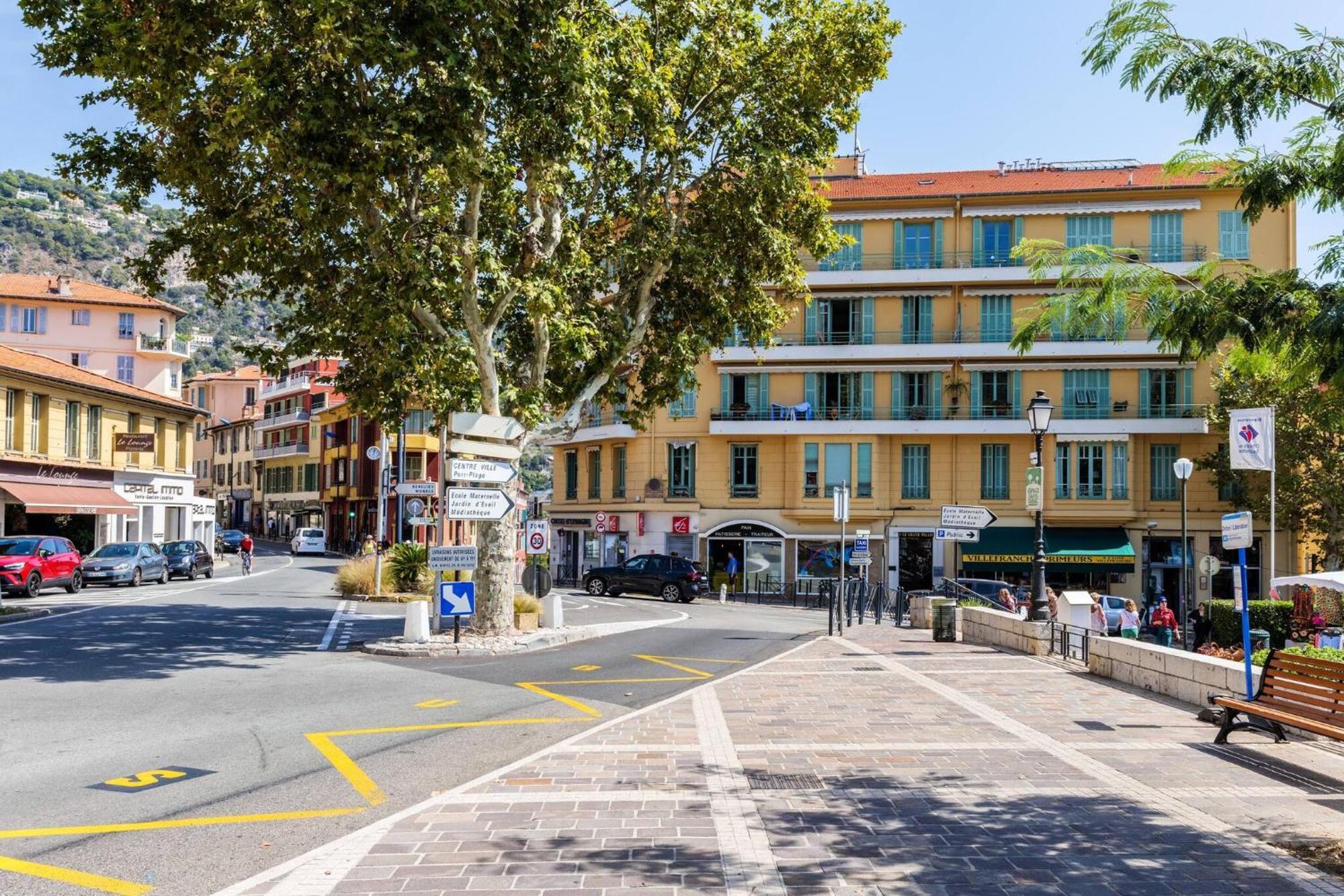 Charmant 3 Pieces Vue Mer Villefranche-sur-Mer Esterno foto